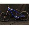 Image 1 : BLUE YITU 7 SPEED ELECTRIC ASSIST FAT TIRE BIKE WITH FRONT AND REAR DISK BRAKES