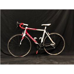 RED AND WHITE COLNAGO ACE 20 SPEED ROAD BIKE