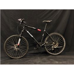 BLACK BRODIE FURY 27 SPEED HYBRID MOUNTAIN BIKE WITH FRONT AND REAR HYDRAULIC DISK BRAKES, CLIP