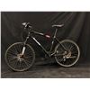 Image 1 : BLACK BRODIE FURY 27 SPEED HYBRID MOUNTAIN BIKE WITH FRONT AND REAR HYDRAULIC DISK BRAKES, CLIP