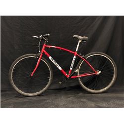 RED MASI SOULVILLE SINGLE SPEED HYBRID CRUISER BIKE