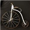 Image 1 : WHITE VINTAGE PENNY FARTHING, DECORATIVE NOT RIDEABLE