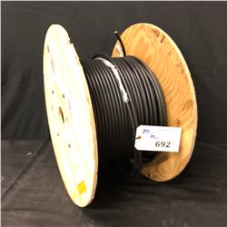 COIL OF BLACK WIRE ARMOUR