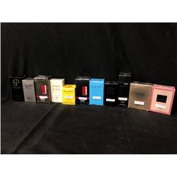 ASSORTMENT OF 10 "SECRET PLUS" AND OTHER BRAND COLOGNE AND PERFUMES