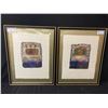 Image 1 : PAIR OF ABSTRACT FRAMED ORIGINAL ART PIECES TITLED "TAOS III" AND "TAOS IV", SIGNED BY ARTIST ON