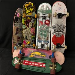 LOT OF 6 ASSORTED SKATEBOARDS