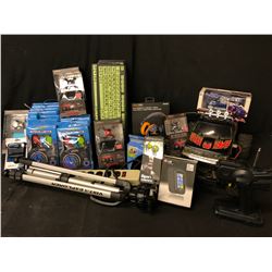 ELECTRONICS AND GAMES INC. RC TRUCK, KEYBOARDS, BIKE SPOKE LIGHTS AND MORE