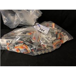 LARGE ASSORTMENT OF BATTERIES