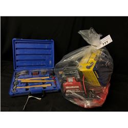 AUTO PRODUCTS INC. BATTERY CHARGER, AUTO BODY REPAIR KIT, JUMPER CABLES AND MORE