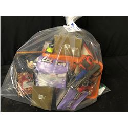 HOUSEHOLD TOOLS/SUPPLIES INC. PAINT BRUSHES AND TRAY, CLEANING SUPPLIES AND MORE