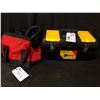 Image 1 : LOT OF TOOLS INC. TOOL BOX AND BAG WITH CONTENTS (2 PIECES)