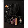 Image 1 : OUTDOOR GEAR INC. 2 FOLDING CHAIRS, LANTERN, WATER BOTTLES, TELESCOPE AND FISHING ROD