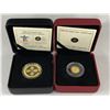 Image 1 : 2008 $75.00 CANADIAN GOLD COIN AND A 2008 $1.00 GOLD COIN