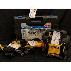 MASTERCRAFT 233 PIECE SOCKET & TOOL SET (COMPLETE), DEWALT 120 PSI ELECTRIC COMPRESSOR/JUMP