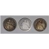 Image 1 : SEATED DIMES: (2) 1840 AND 1840-O