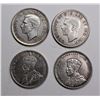 Image 2 : CANADIAN SILVER DOLLARS: 1935, 1936 & (2) 1939
