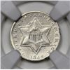 Image 2 : 1855 THREE CENT SILVER