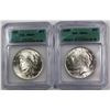 Image 1 : 1922 & 1923 PEACE SILVER DOLLARS