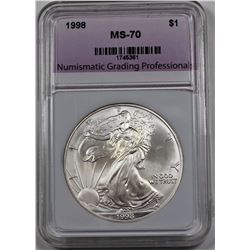 1998 AMERICAN SILVER EAGLE NGP