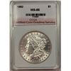 Image 1 : 1882 MORGAN SILVER DOLLAR CCGS