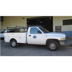 2001 Dodge Truck, Utility Body, 113,259 Miles, Lic. 572TTB (Requires Jump Start, Runs, Drives - See
