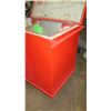 Image 8 : Rolling/Locking Metal Job Box, Red, 42" L x 27.5" D x 42" H