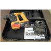 Image 1 : DeWalt 18v SDS Hammer Drill Model DC212 with Case (Powers On - See Video)