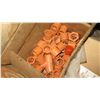 Image 2 : Boxes of Misc Orange Couplings, Connectors, T's