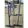Image 2 : Qty 2 Black Metal Utility Pipe Racks