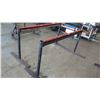 Image 2 : Qty 2 Metal Utility Pipe Racks (77" Length)