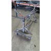 Image 2 : Metal Utility Pipe Rack w/ Wheels (49" L)