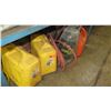 Image 2 : Qty 3 Gas Cans, Sprayer & Hose