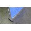 Image 2 : Pipe Rack Frame w/ Stretched Blue Tarp (Temporary Divider)