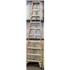 Image 1 : Qty 1 Red Tall Ladder 10'