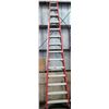 Image 1 : Qty 1 Red Tall Ladder 14'