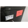 Image 2 : Black Metal 4-Drawer File Cabinet 18"L x26.5" W x 52" H