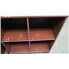 Image 2 : 4-Compartment Wooden Shelving Unit 30" x 15.5" D x 34.5" H