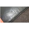 Image 2 : Black Faux Leather Chaise/Loveseat (70"L x 36" Depth, 33" Back Ht)