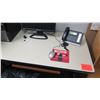 Image 2 : Small Desk w/Keyboard Tray 47.5"L x 29"W x 29" H & Office Chair