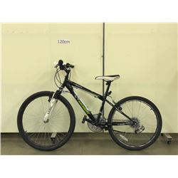 BLACK AND WHITE NAKAMURA AGYL FRONT SUSPENSION MOUNTAIN BIKE