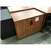 Image 1 : CHERRY 36'' DOUBLE DOOR BOOK CASE
