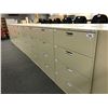 Image 2 : HONE BEIGE 4 DRAWER LATERAL FILE CABINET