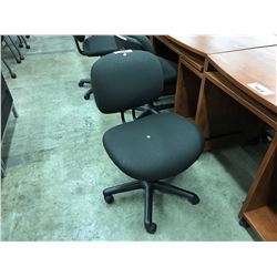 BLACK GAS LIFT STENO CHAIR