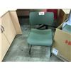 Image 2 : LOT OF 12 HOWE GREEN MODEL 40-4 COMMERCIAL GRADE METAL FRAME STACKING CONVENTION CHAIRS
