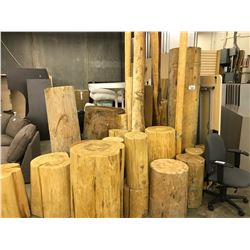 VERY LARGE LOT OF LOGS (MUST TAKE ALL)