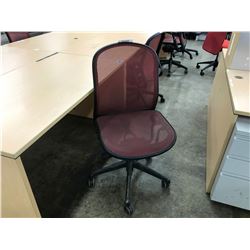 KNOLL CHADWICK MESH TASK CHAIRS  (NO ARMS)