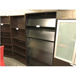 BLACK 6' LITERATURE RACK