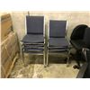 Image 2 : 8 OFFICE CHAIRS AND 7 BLUE STACKING CHAIRS
