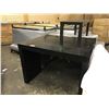 Image 1 : 3 BLACK DISPLAY TABLES AND ONE COFFEE TABLE