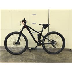 BLACK GHOST FULL SUSPENSION MOUNTAIN BIKE WITH FRONT AND REAR HYDRAULIC DISC BRAKES